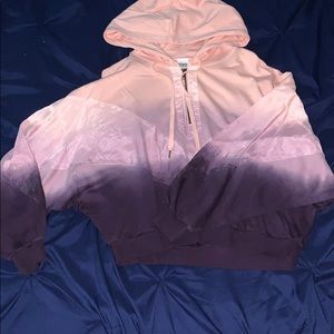 PINK cropped sweatshirt